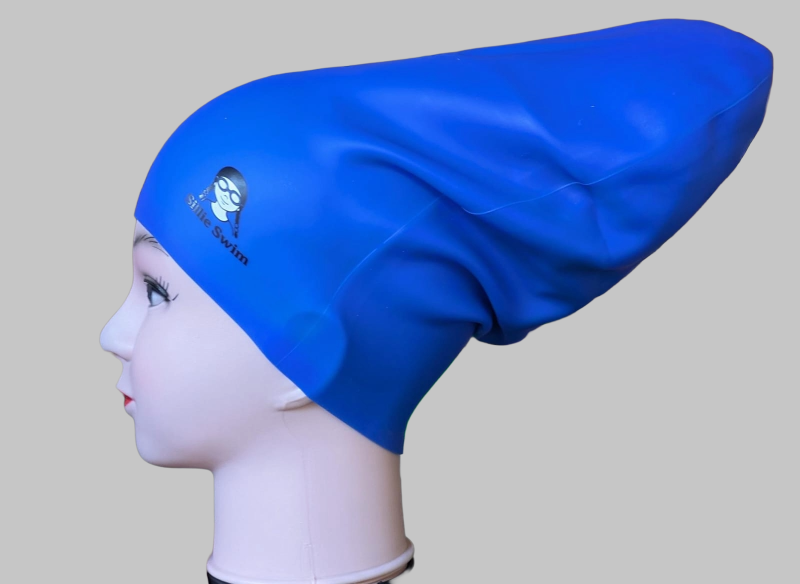Blue XXL Swimming Cap